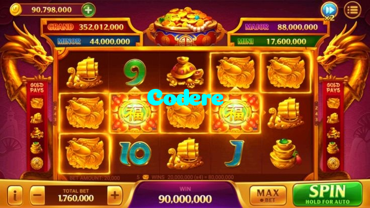 Codere casino presented on mobile device in Pakistan with slots and live games